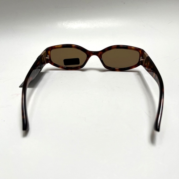 House of Harlow 1960 Slim Rectangle Oval Sunglasses Tortoise Shell NWT Brown XX main image 6